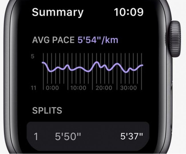 Apple Watch Nike SE GPS 40mm Space Grey Aluminium Case with Anthracite/Black Nike Sport Band (MKQ33) 